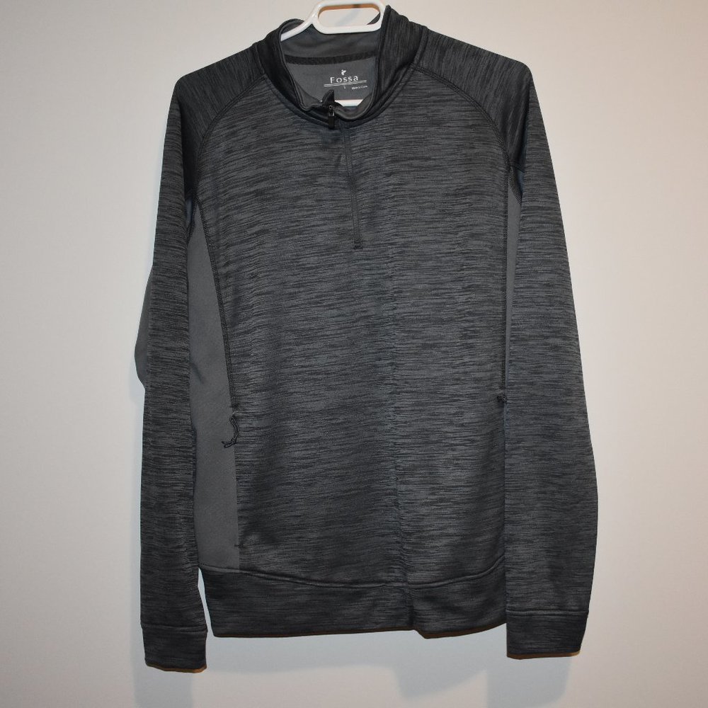 Men's Fossa Heathered Gray Quarter Zip